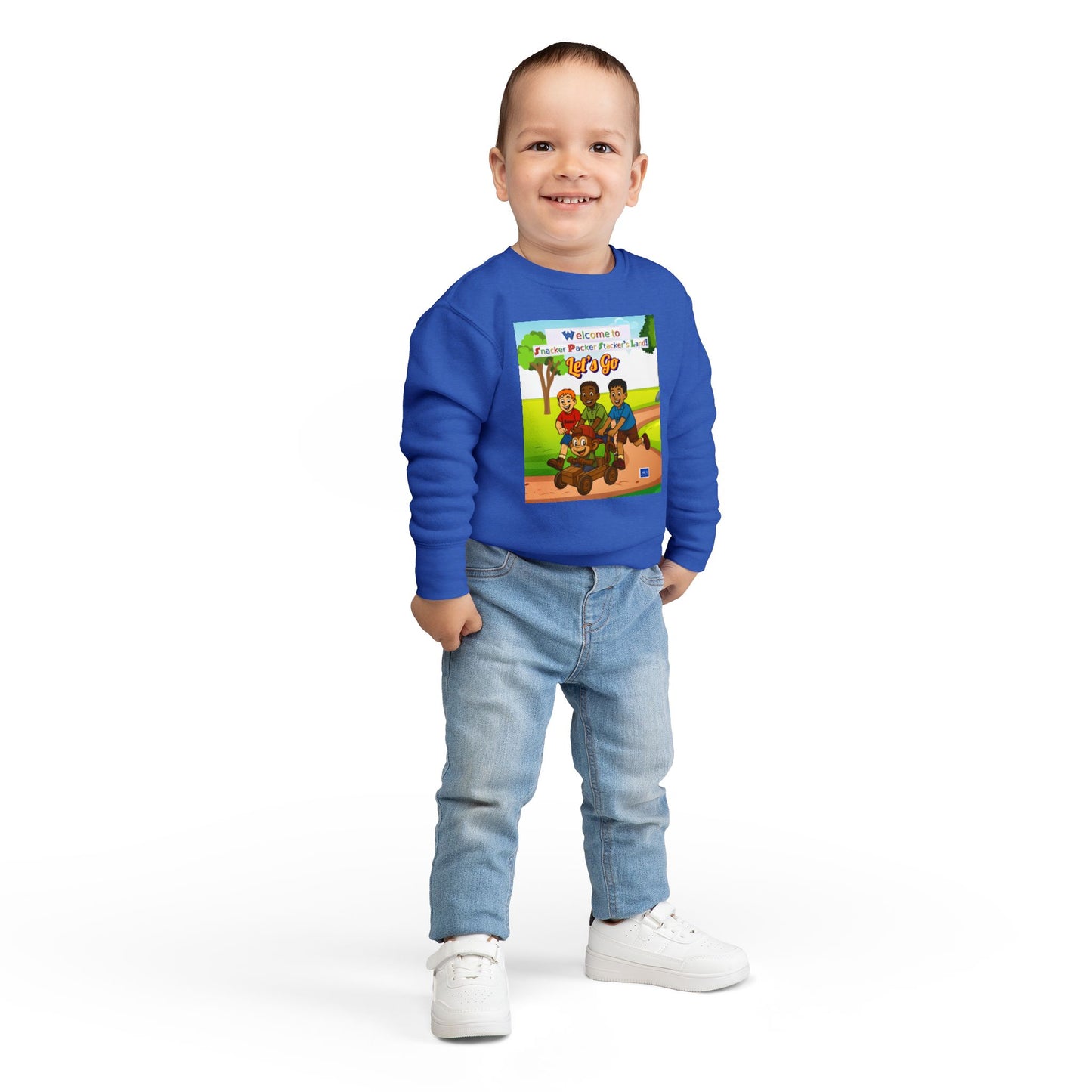 Toddler Sweatshirt - Welcome to Fun Adventures! Let's Go!