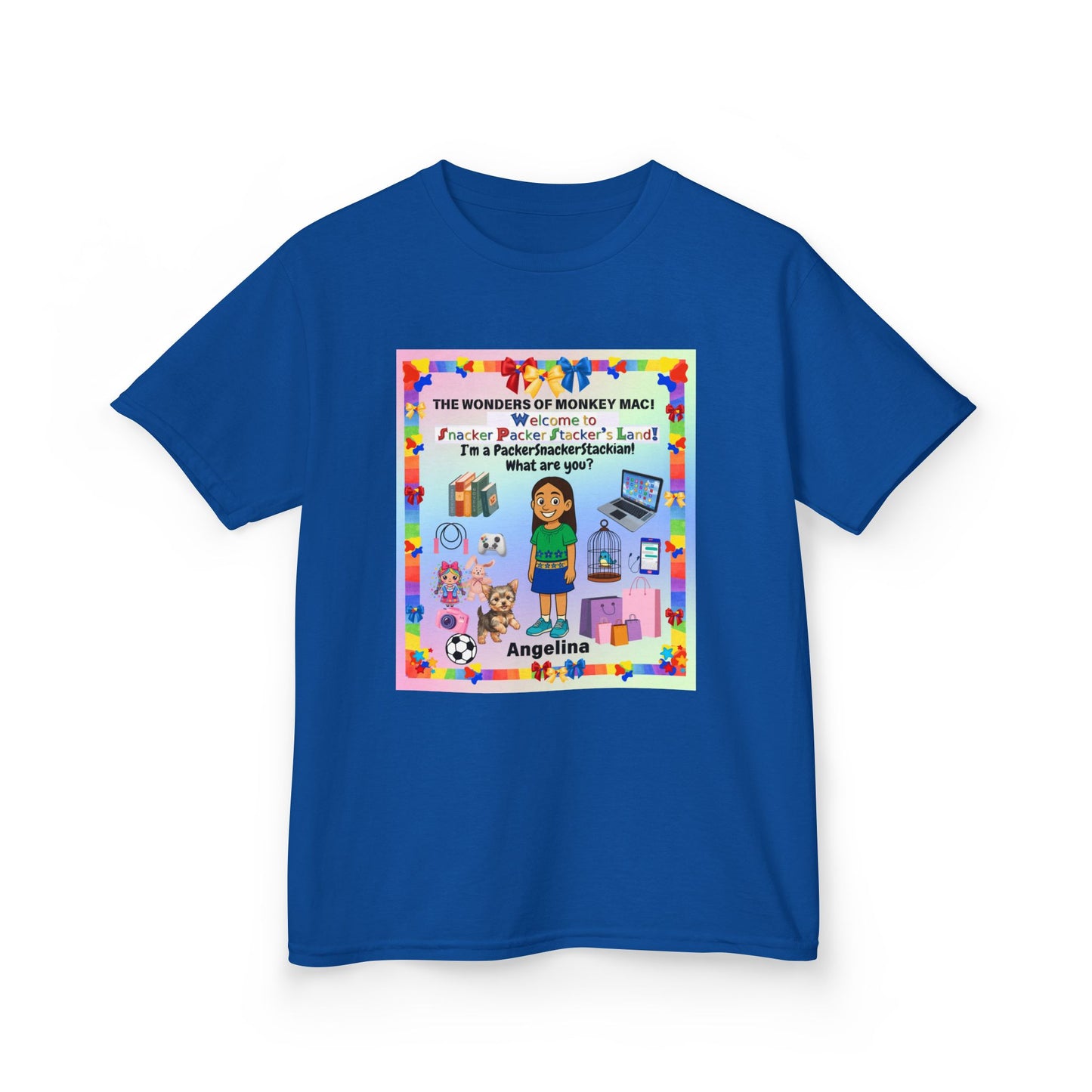 Youth Tee — Personalized "I'm a Packer/Sacker/Stackin' What are you?" Cartoon Kid Shirt