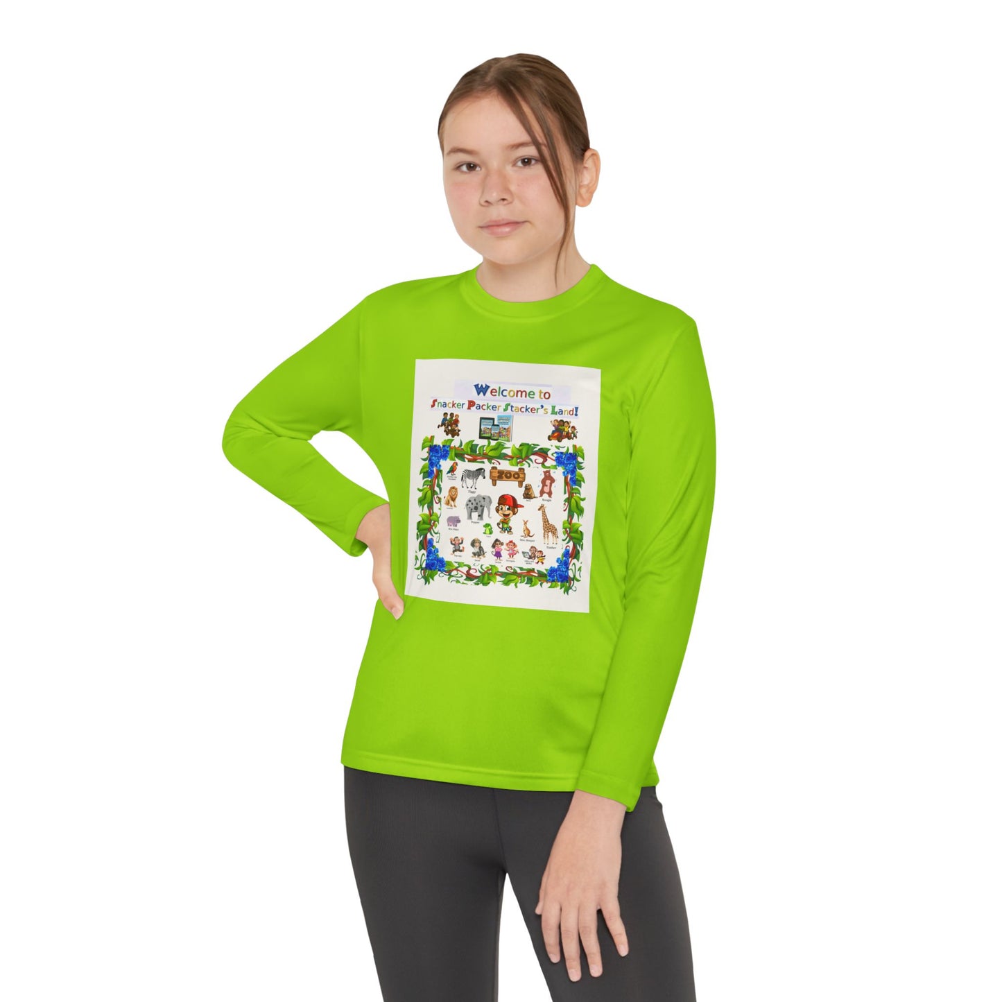 Youth Long Sleeve Tee - Welcome to the Petting Zoo Design