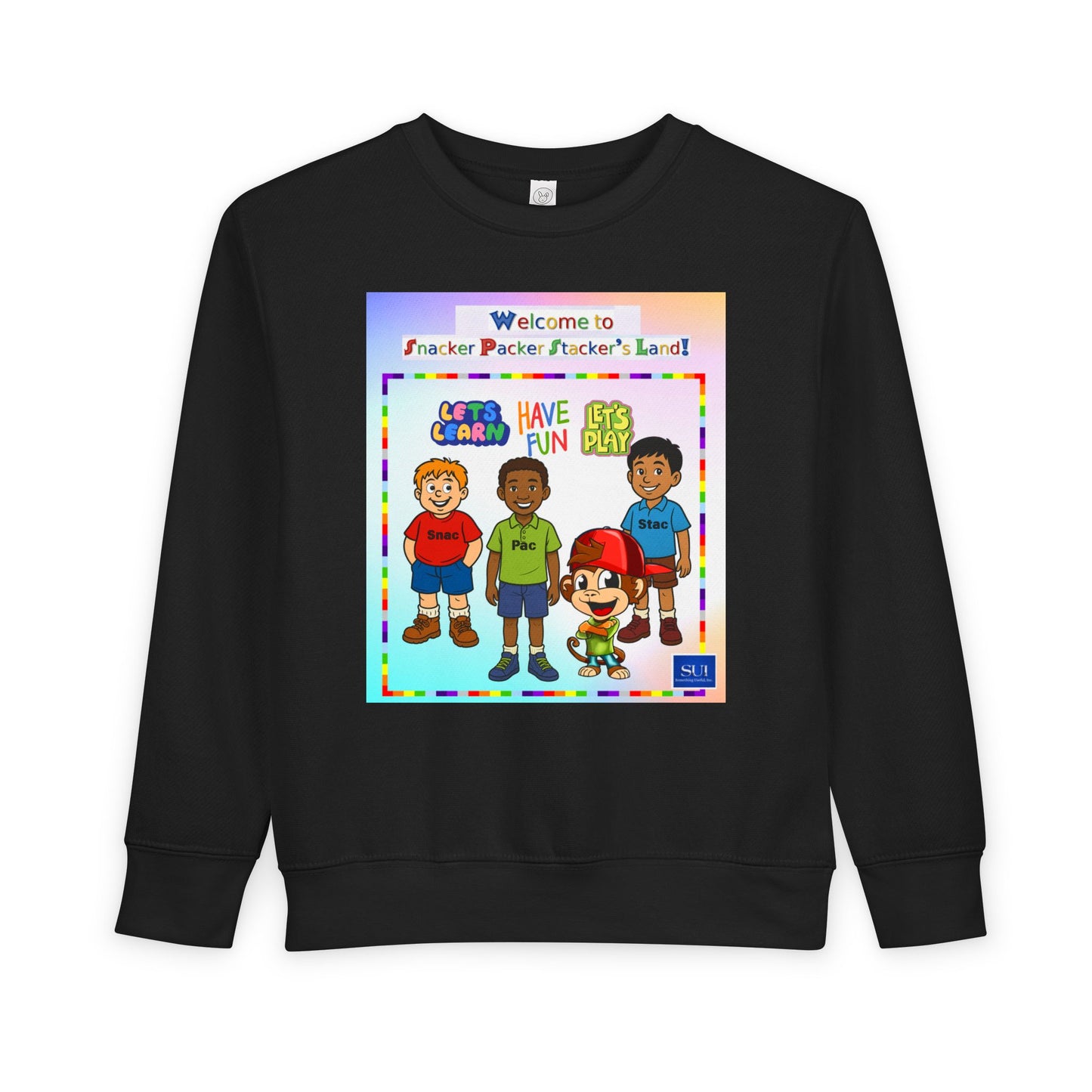 Toddler Sweatshirt - Welcome to Colorful Fun Day Design