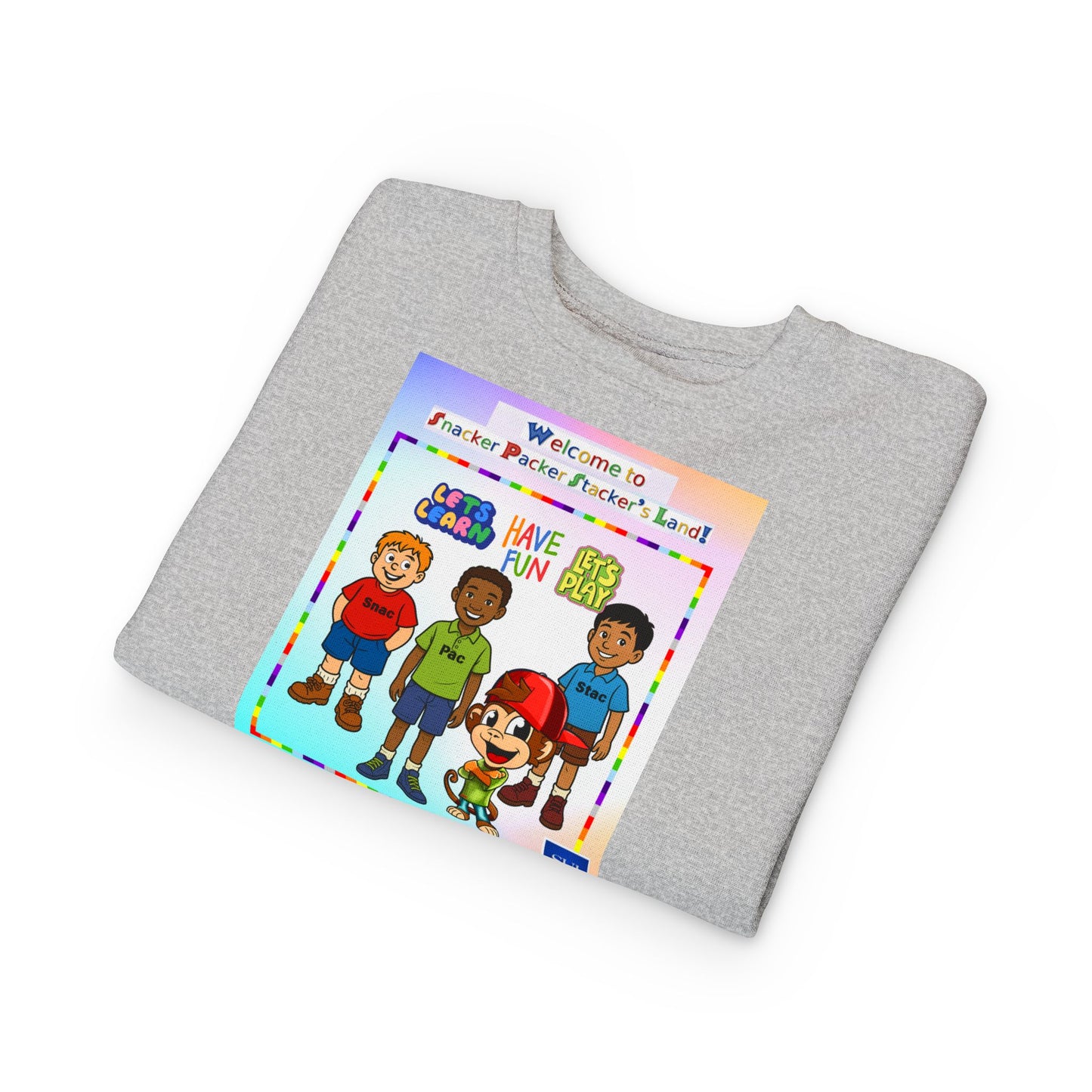 Toddler Sweatshirt - Welcome to Colorful Fun Day Design