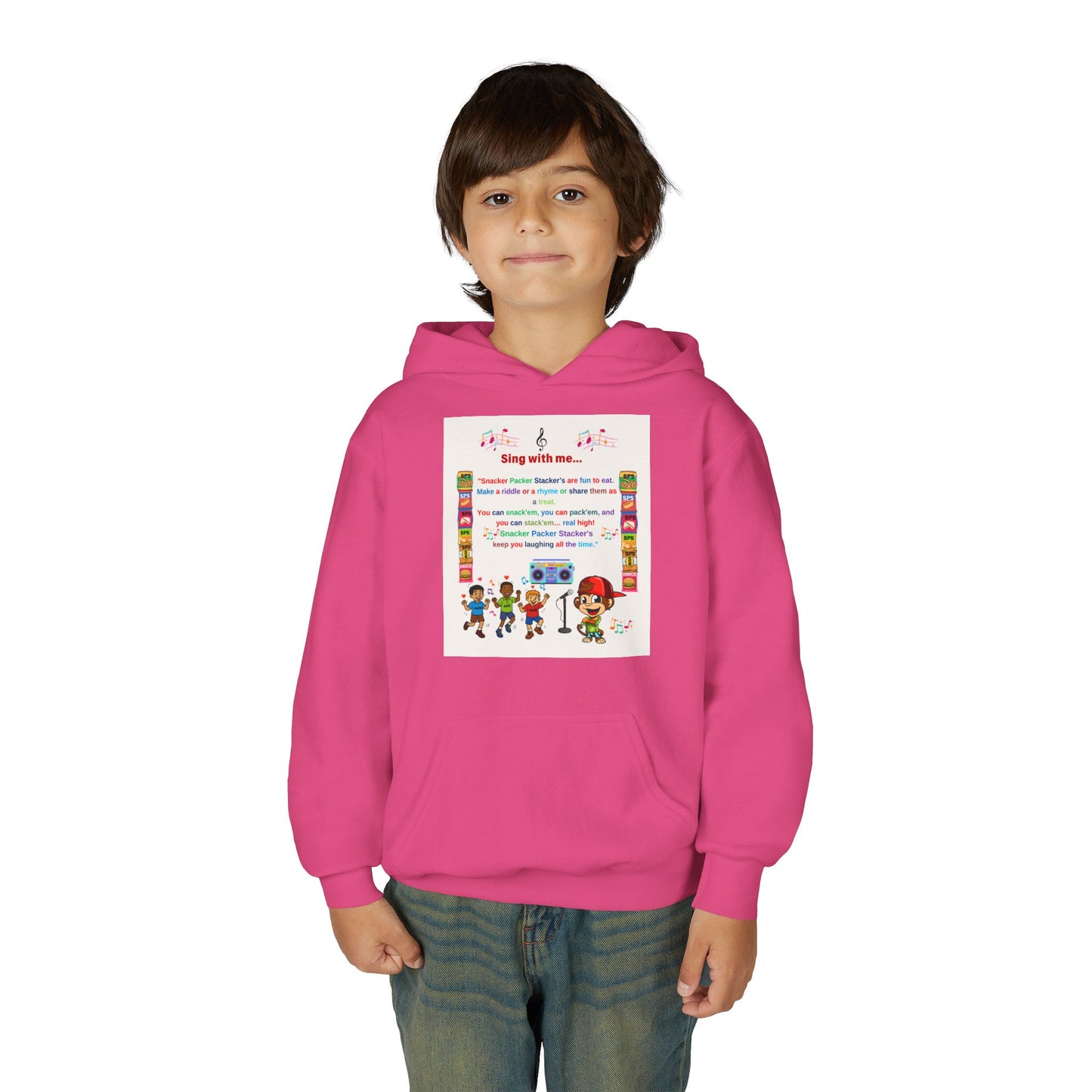 Youth Inspirational Sweatshirt - Fun Sing-Along Design for Kids, Perfect Gift for Birthdays, Family Gatherings, Christmas, and More