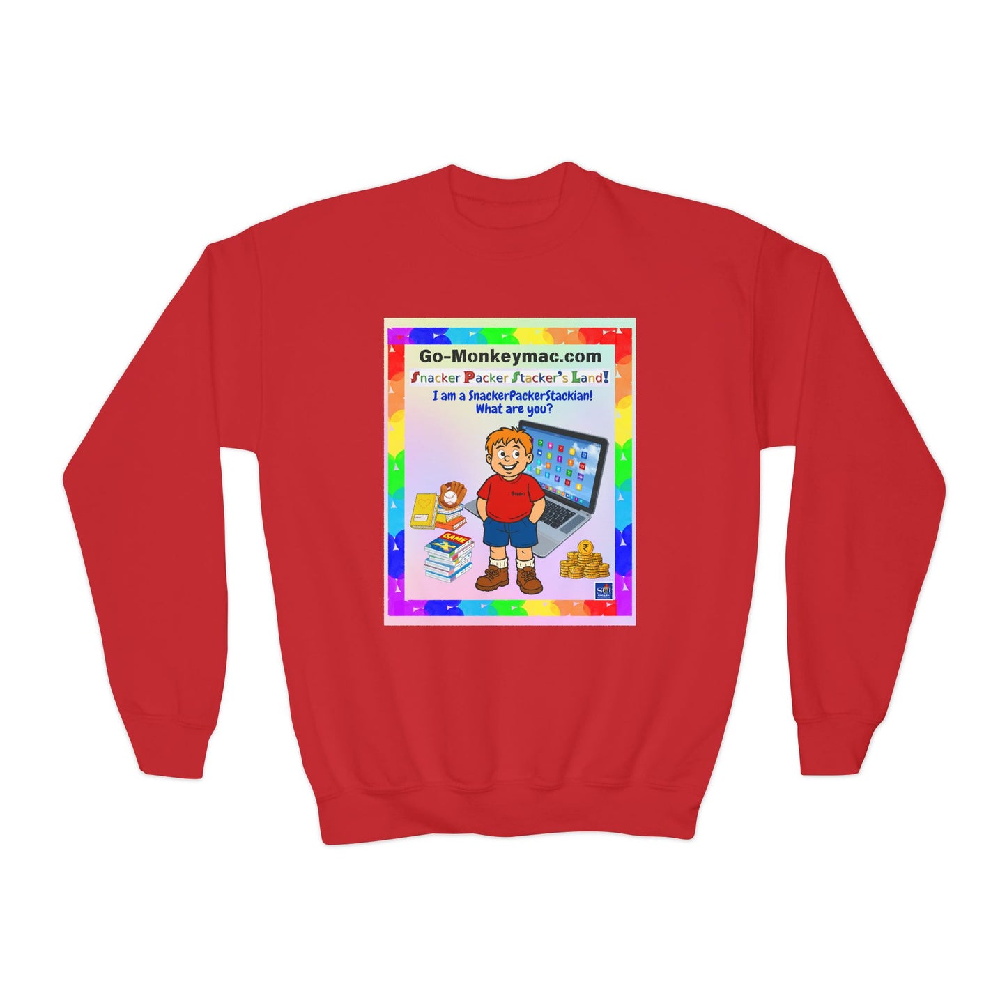 Youth Crewneck Sweatshirt - Inspirational Design for Kids