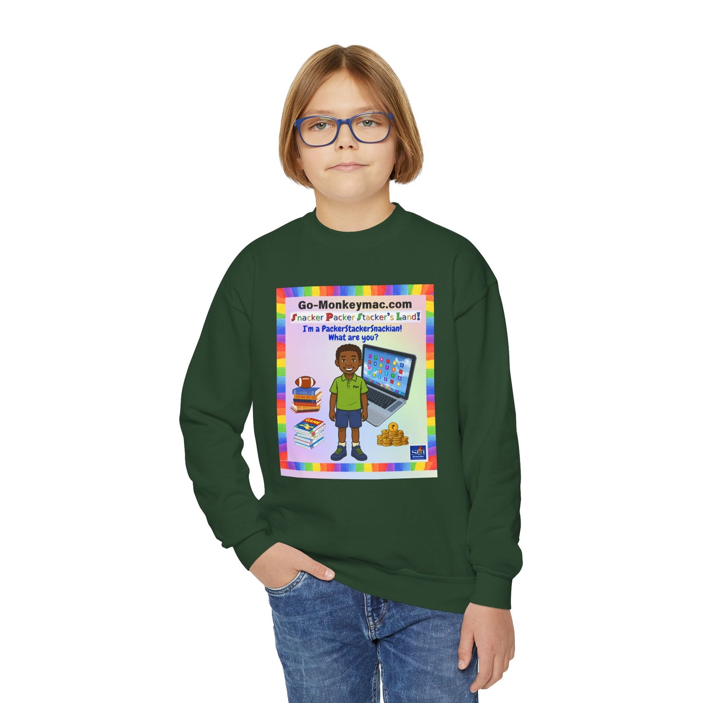 Youth Crewneck Sweatshirt - Perfect for Future Leaders!
