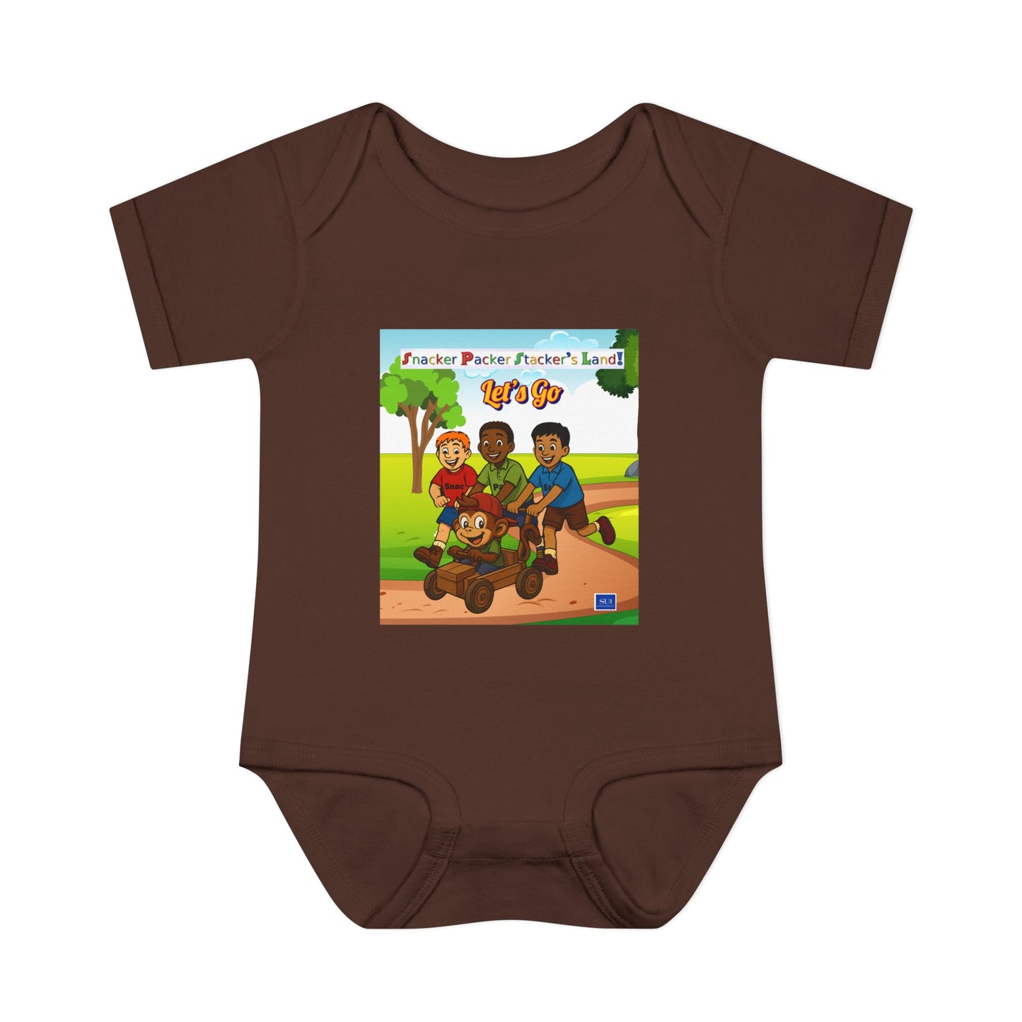 Cute Cartoon Adventure Infant Bodysuit – Perfect for Playtime