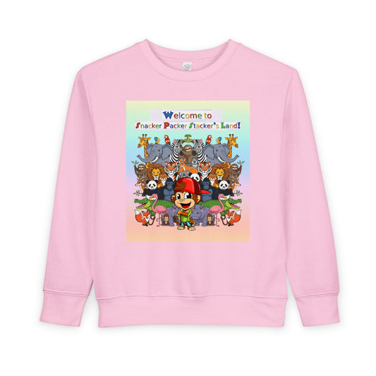 Toddler's welcome to Packer Puckers Land Toddler Sweatshirt