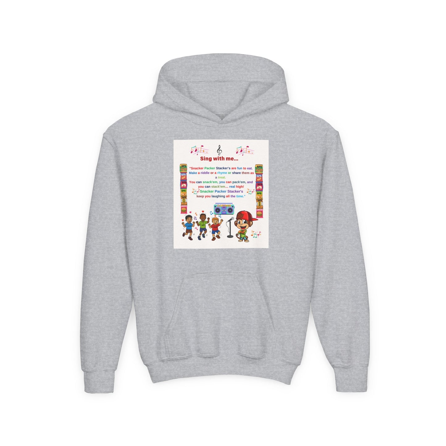 Youth Inspirational Sweatshirt - Fun Sing-Along Design for Kids, Perfect Gift for Birthdays, Family Gatherings, Christmas, and More