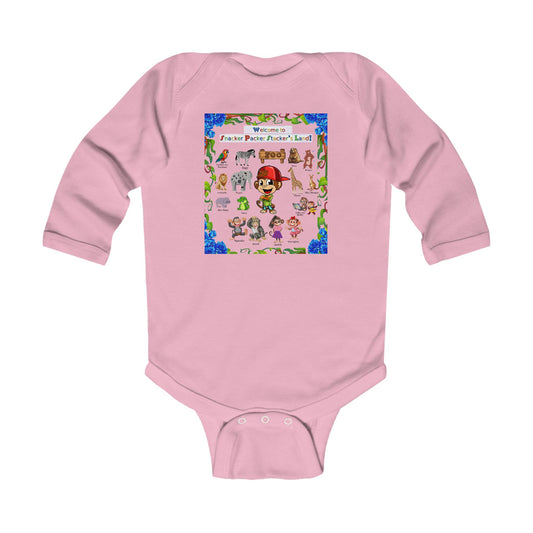 Infant Long Sleeve Bodysuit - Which animal would you love as a pet?