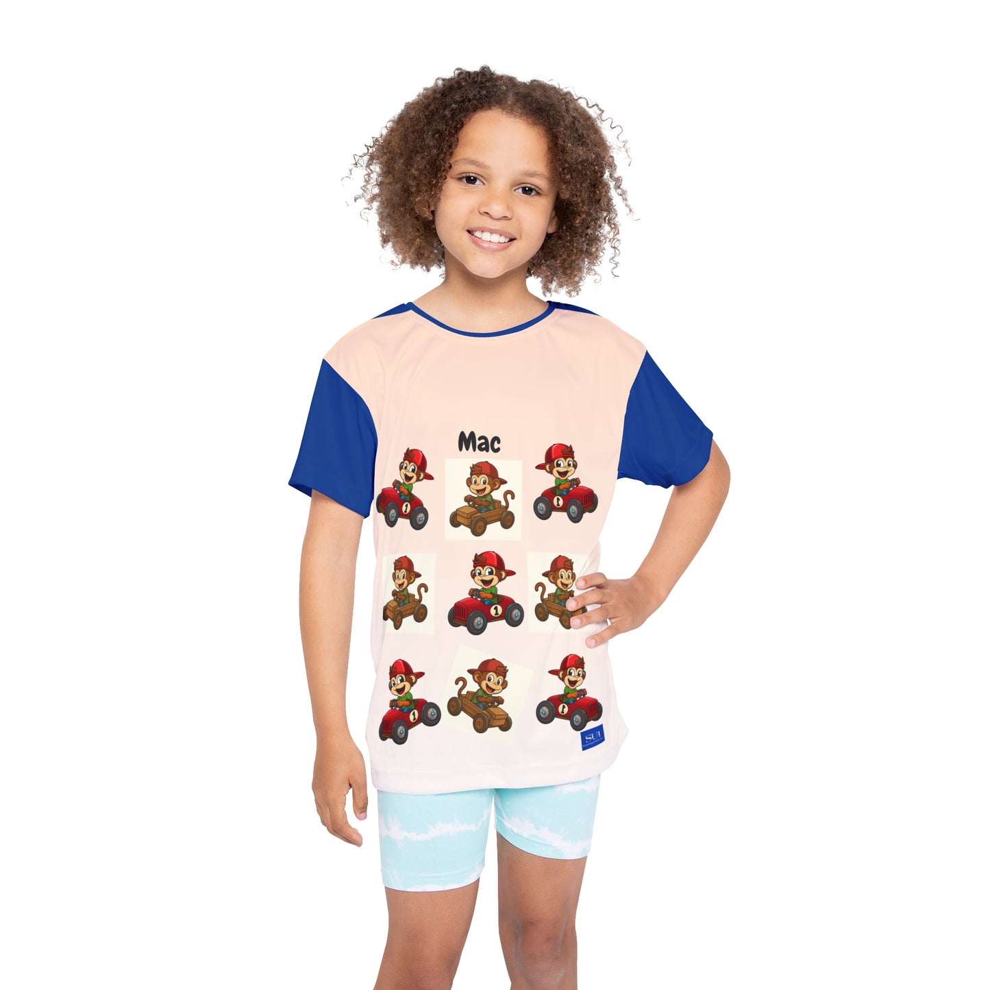 Kids Sports Jersey with Fun Character Design