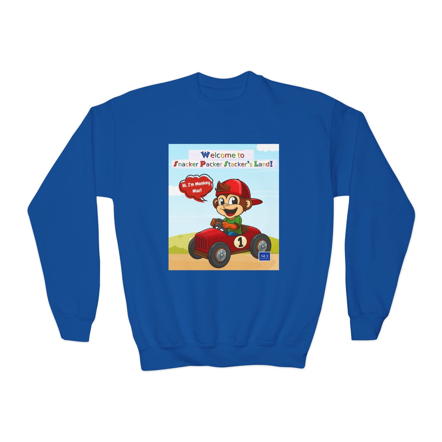 Youth Adventure Crewneck Sweatshirt - Welcome to Parker's Playful Planet