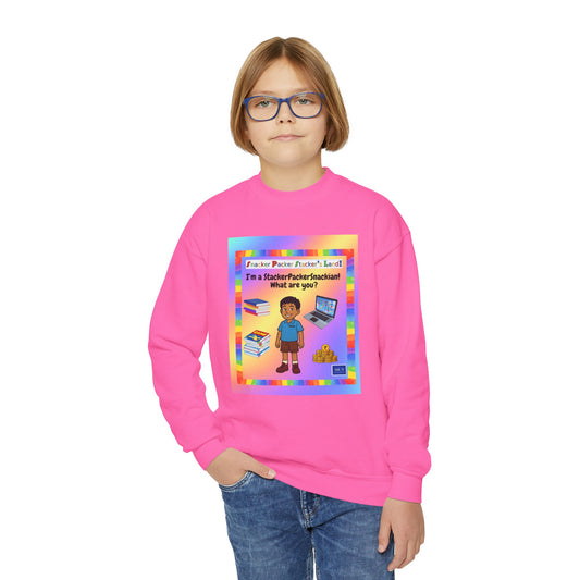 Youth Crewneck Sweatshirt - "I'm a Teacher's Favorite, What Are You?"