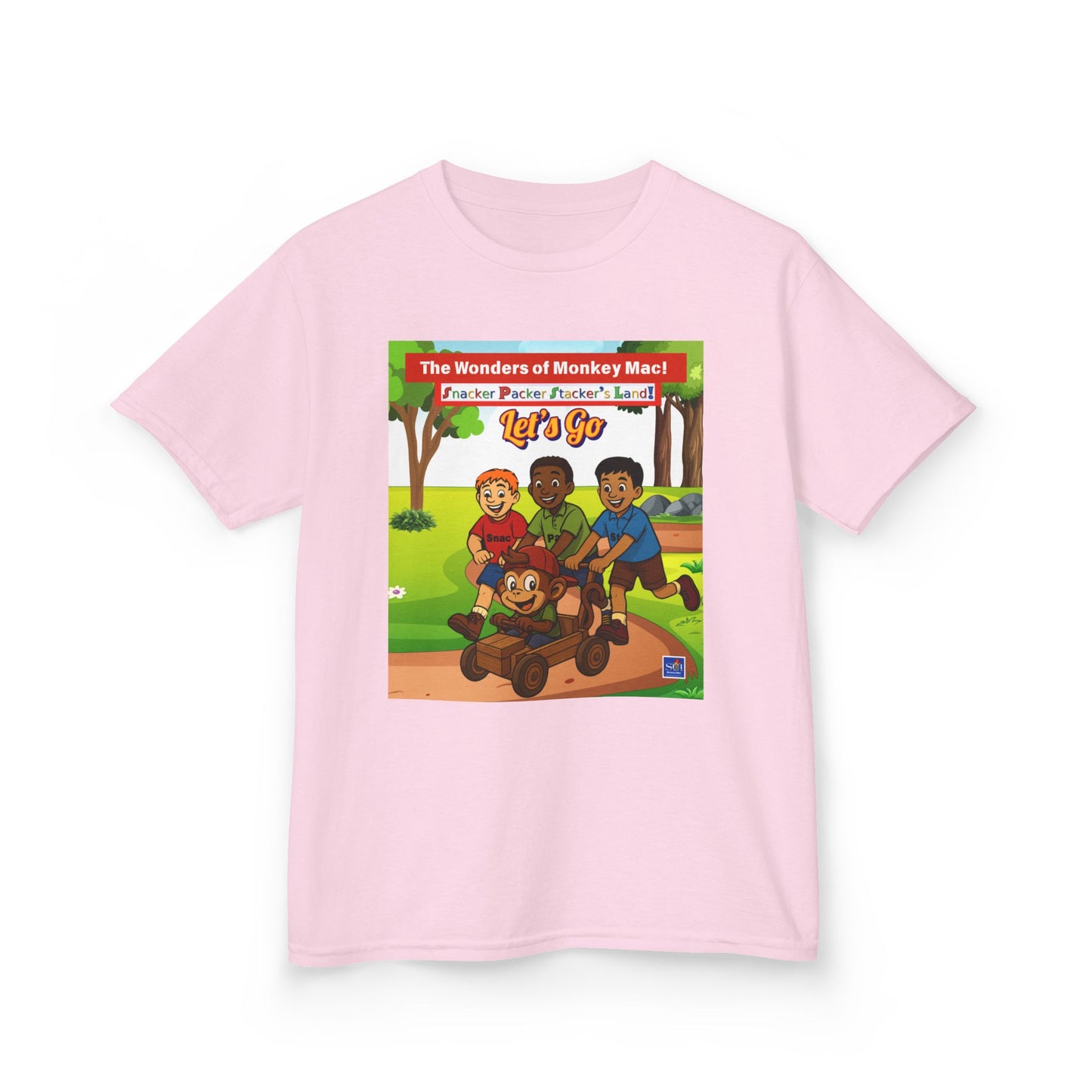 Kids Softstyle Tee - Welcome to Playtime Paradise Design