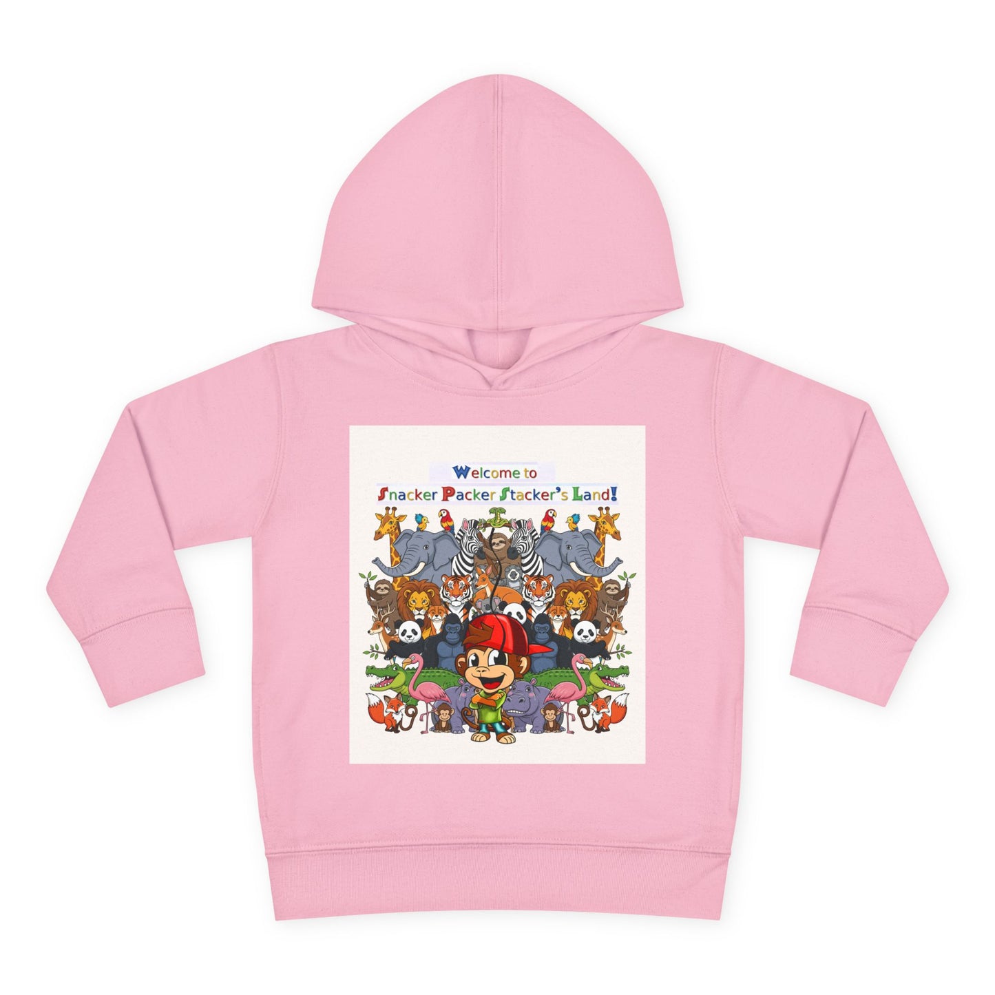 Welcome to Funland Toddler Hoodie, Kids Pullover, Fleece Kids Hoodie, Birthday Gift, Cute Cartoon Sweater