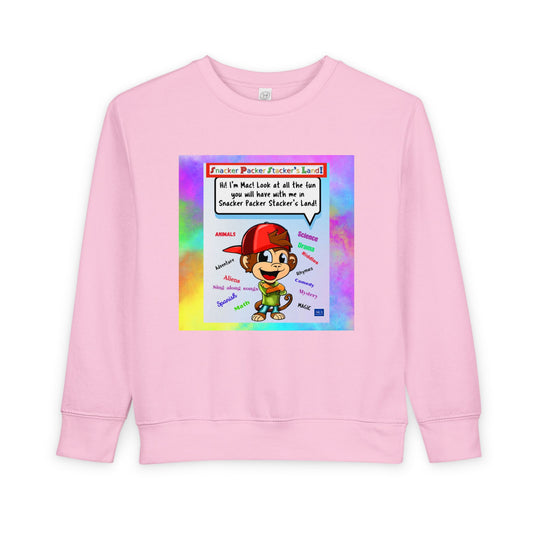 Toddler Sweatshirt -You'll love all the fun things to talk about in my book.