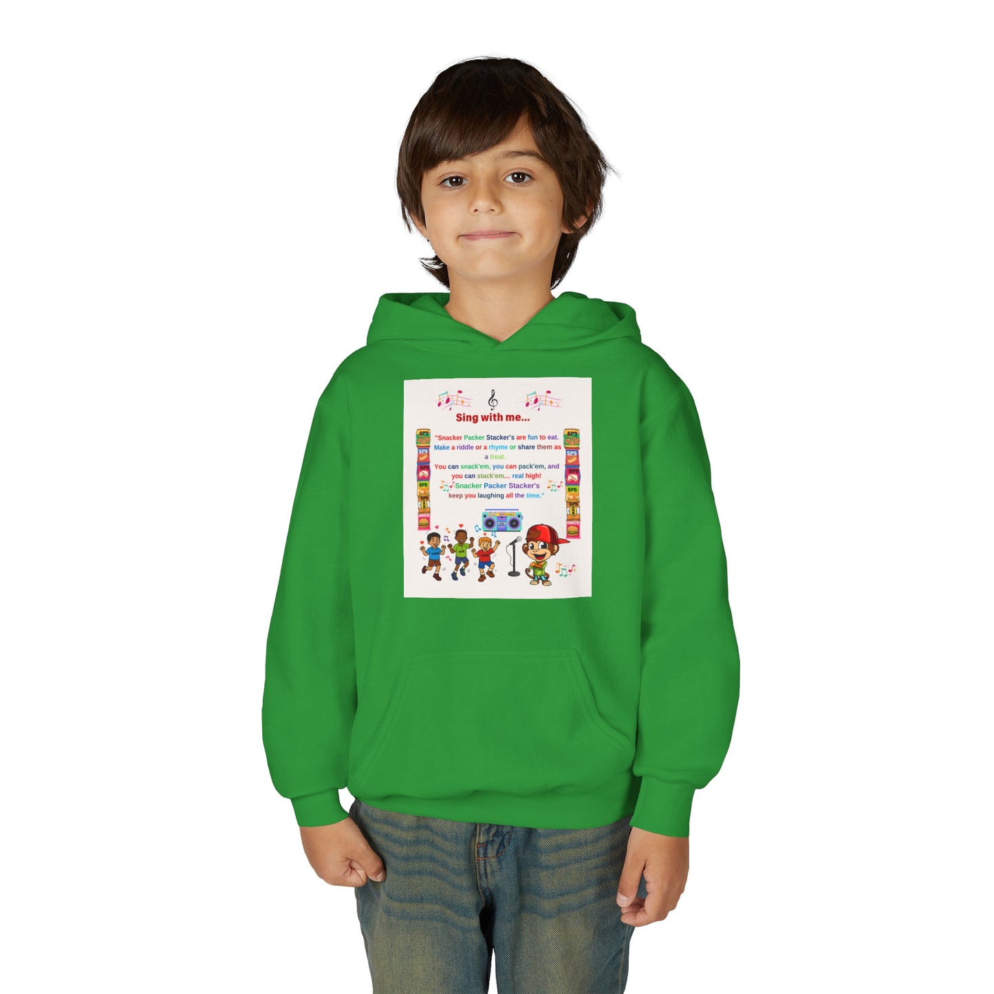 Youth Inspirational Sweatshirt - Fun Sing-Along Design for Kids, Perfect Gift for Birthdays, Family Gatherings, Christmas, and More