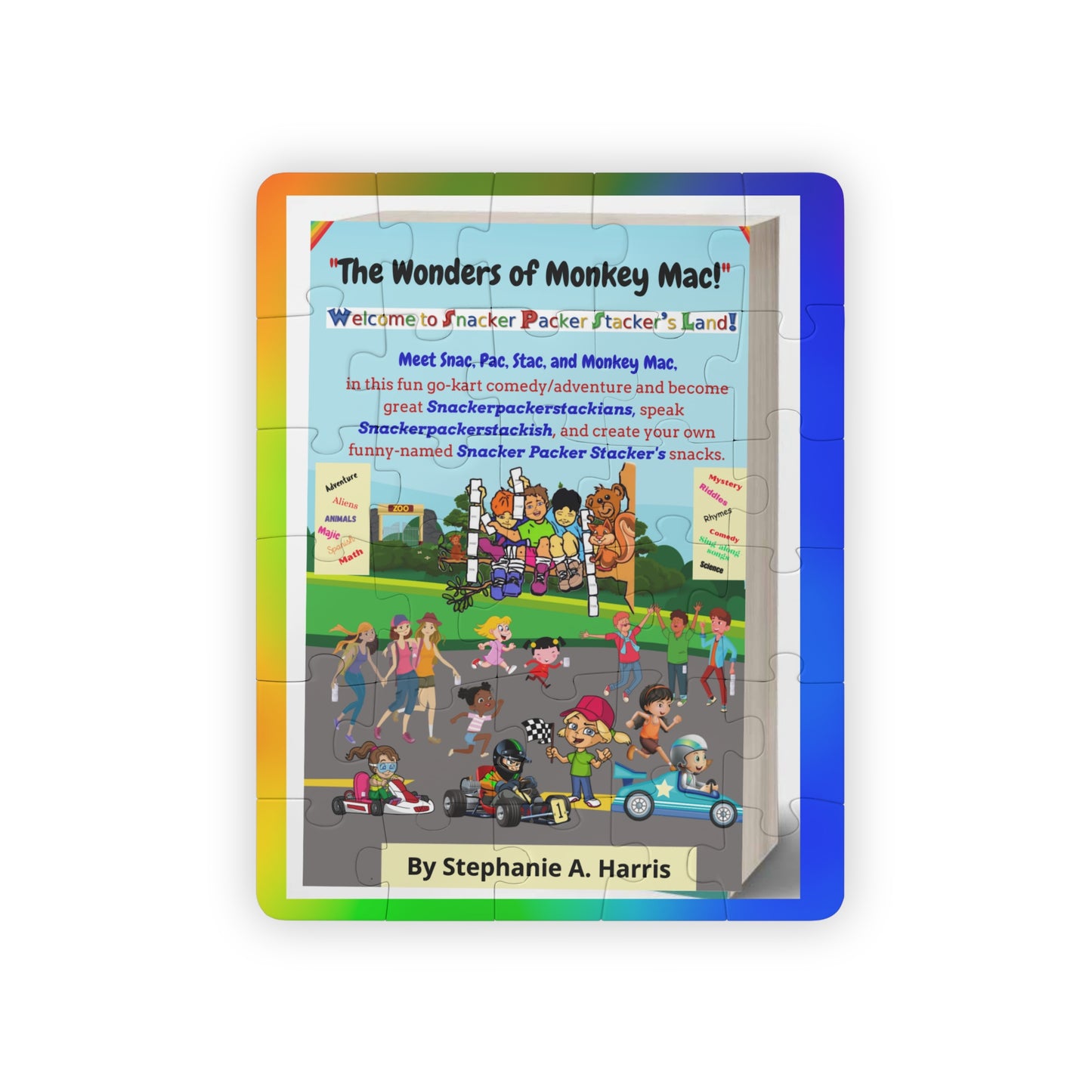 Kids' 30-Piece Puzzle: The Wonders of Monkey Mac Adventure