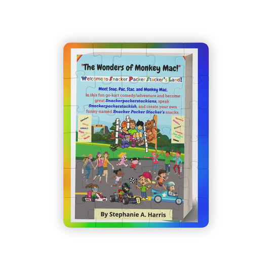 Kids' 30-Piece Puzzle: The Wonders of Monkey Mac Adventure