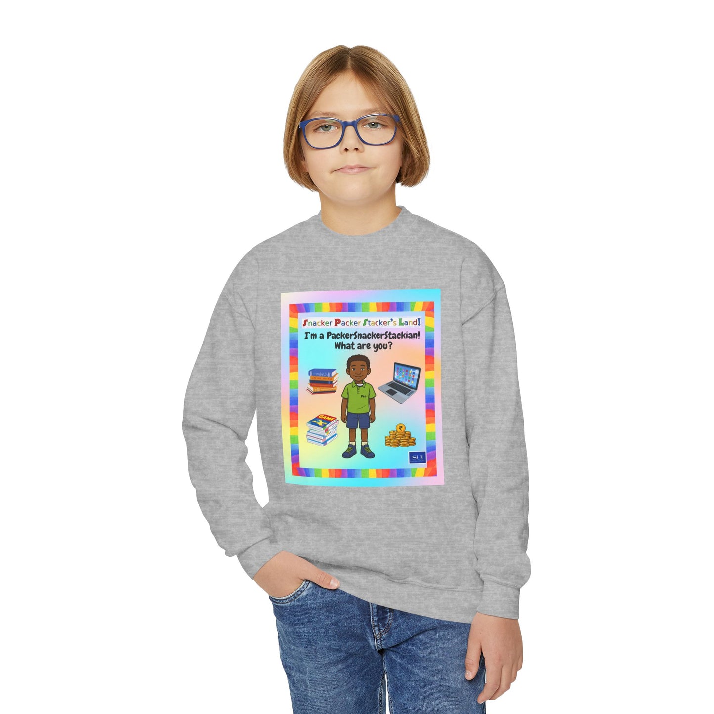Youth Crewneck Sweatshirt - Perfect for Future Leaders!