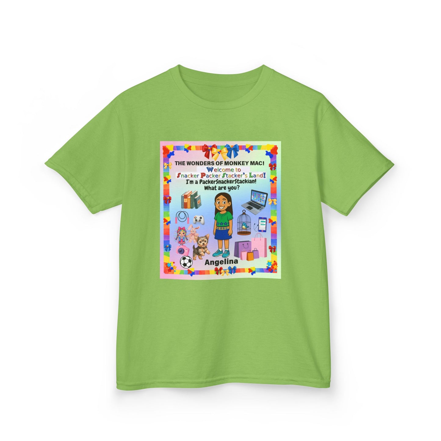 Youth Tee — Personalized "I'm a Packer/Sacker/Stackin' What are you?" Cartoon Kid Shirt