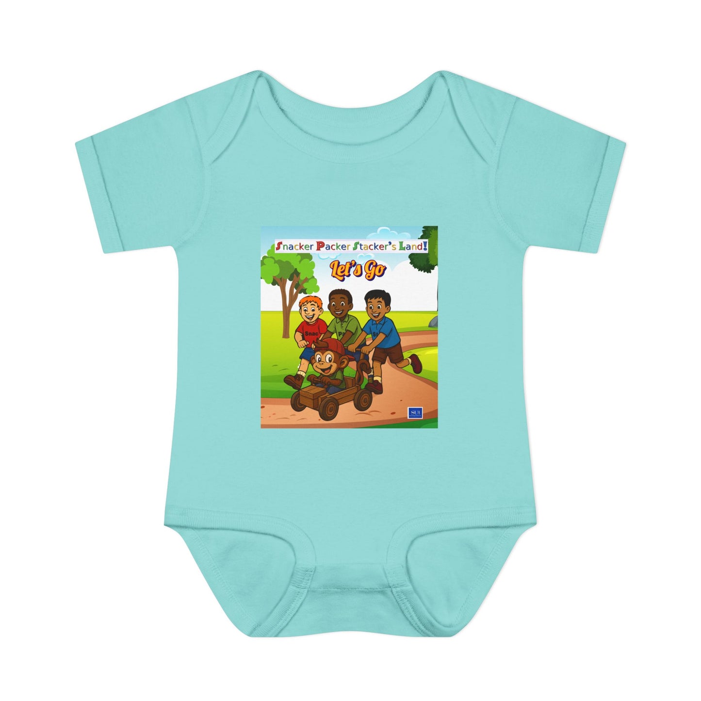 Cute Cartoon Adventure Infant Bodysuit – Perfect for Playtime