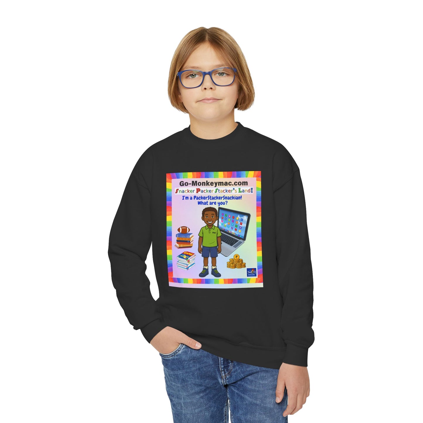 Youth Crewneck Sweatshirt - Perfect for Future Leaders!