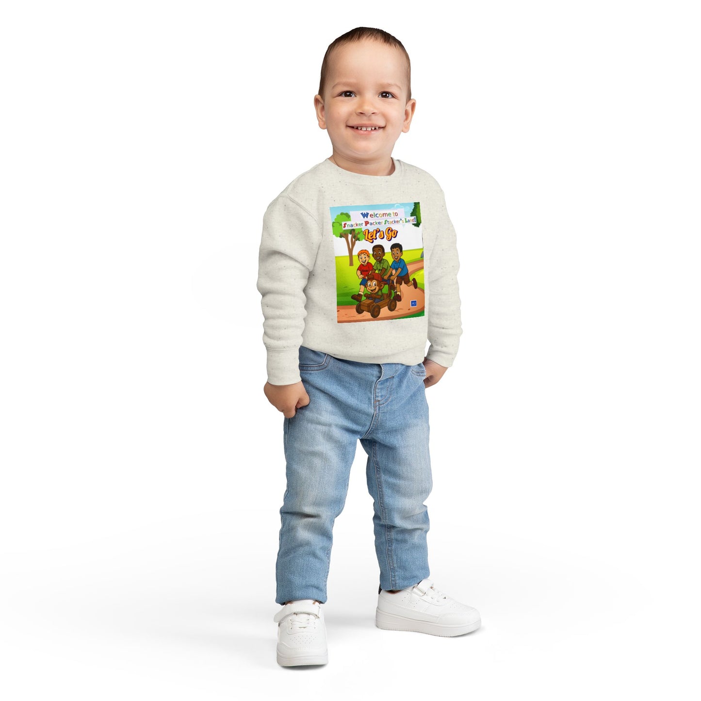 Toddler Sweatshirt - Welcome to Fun Adventures! Let's Go!