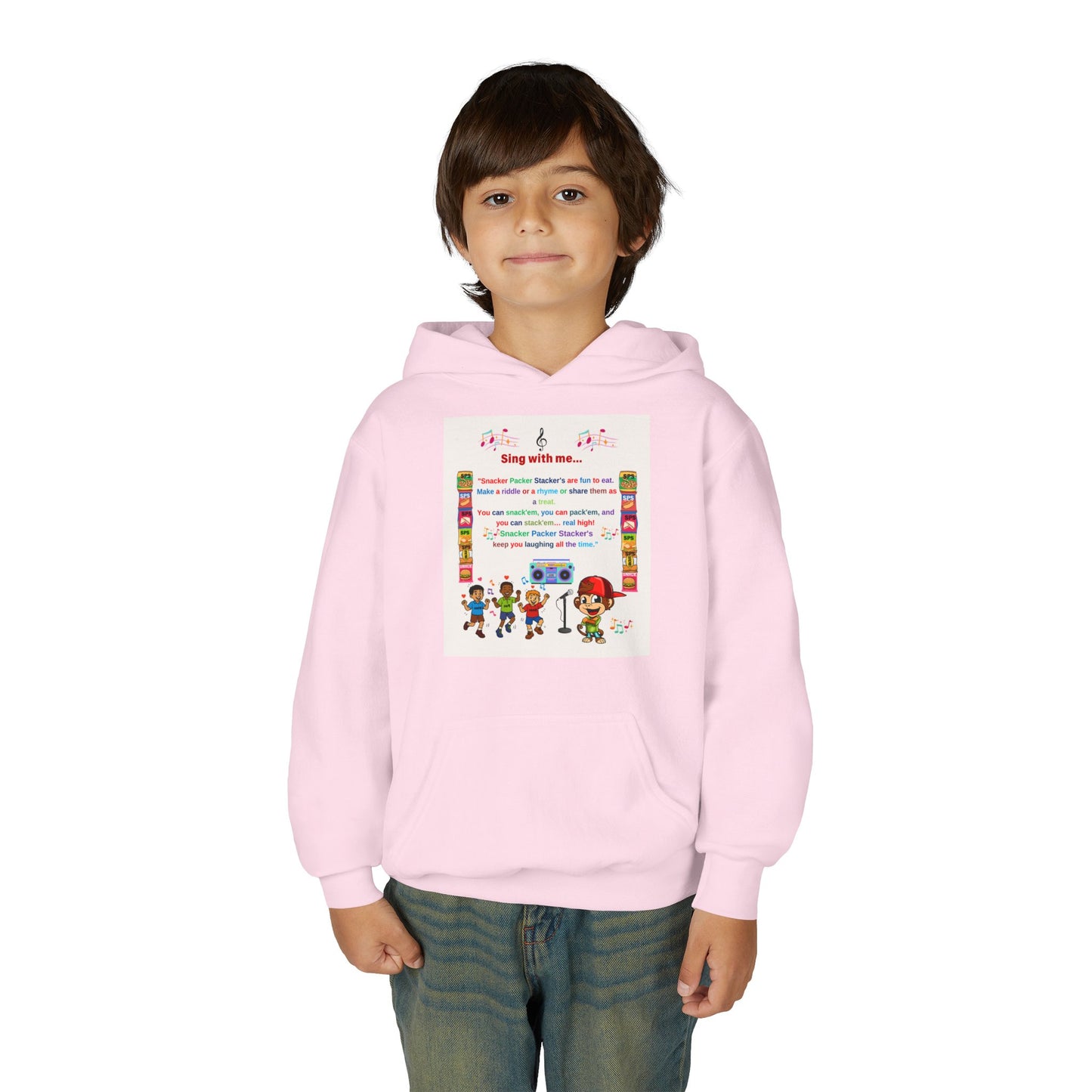 Youth Inspirational Sweatshirt - Fun Sing-Along Design for Kids, Perfect Gift for Birthdays, Family Gatherings, Christmas, and More