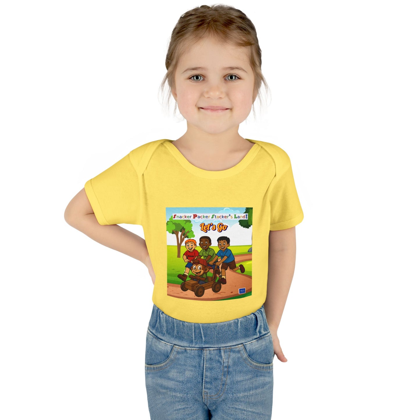 Cute Cartoon Adventure Infant Bodysuit – Perfect for Playtime