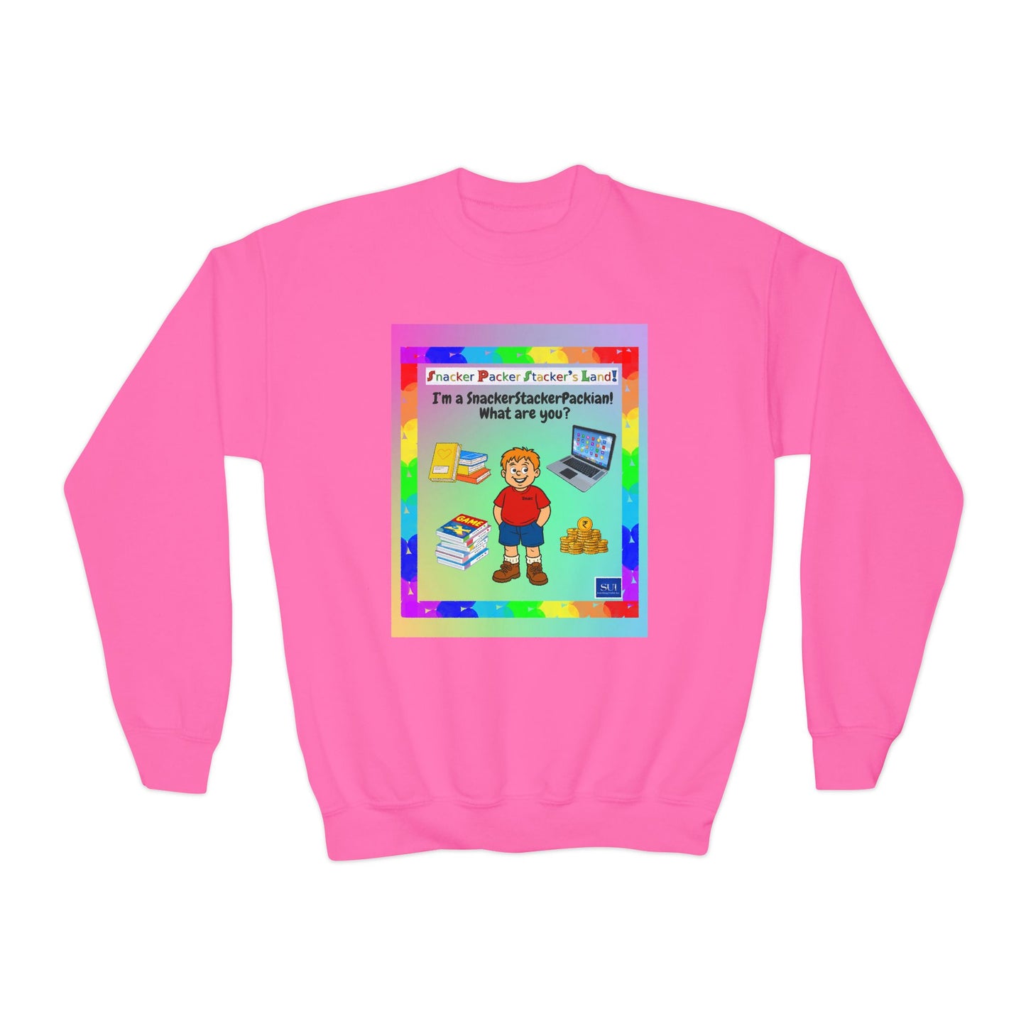 Youth Crewneck Sweatshirt - Inspirational Design for Kids