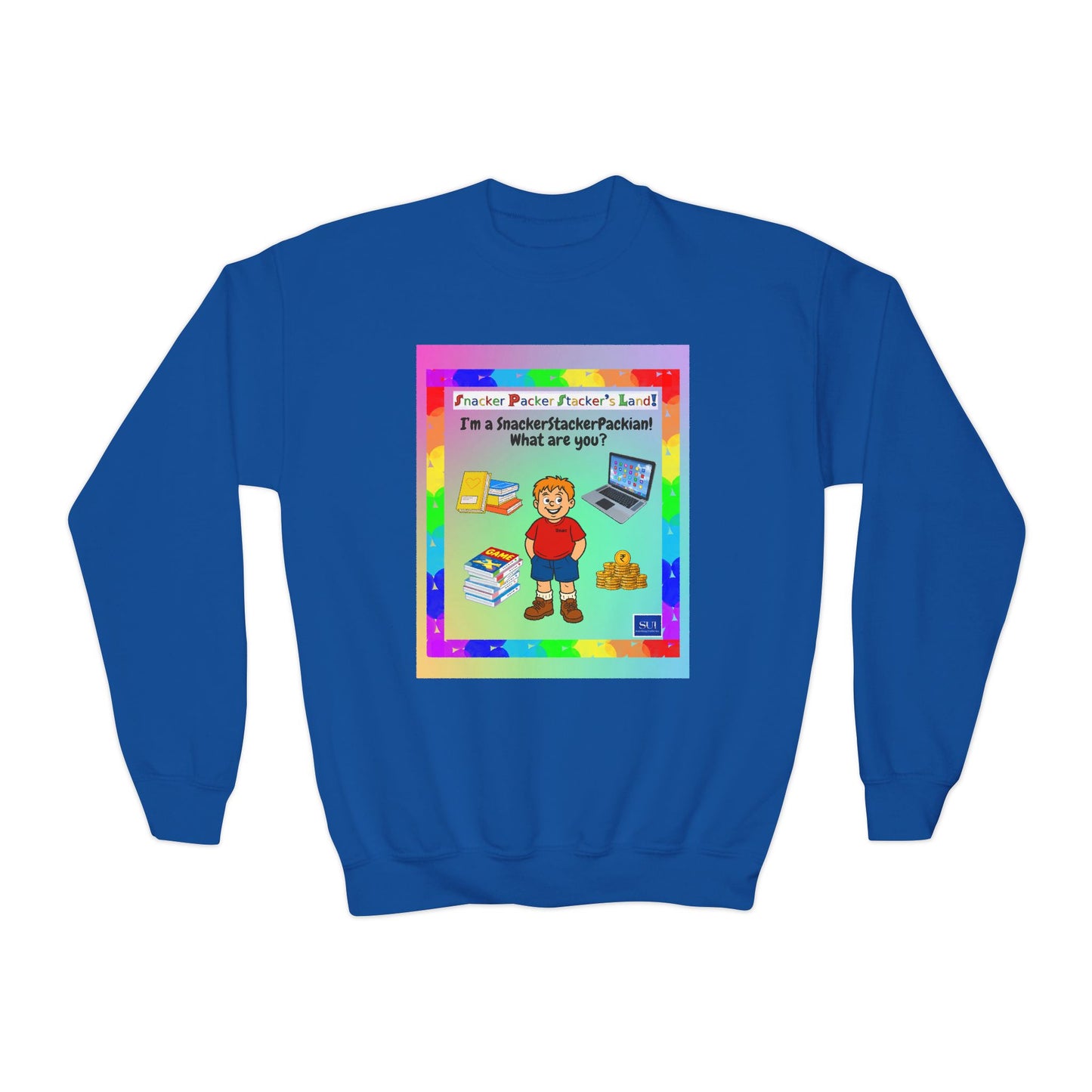 Youth Crewneck Sweatshirt - Inspirational Design for Kids