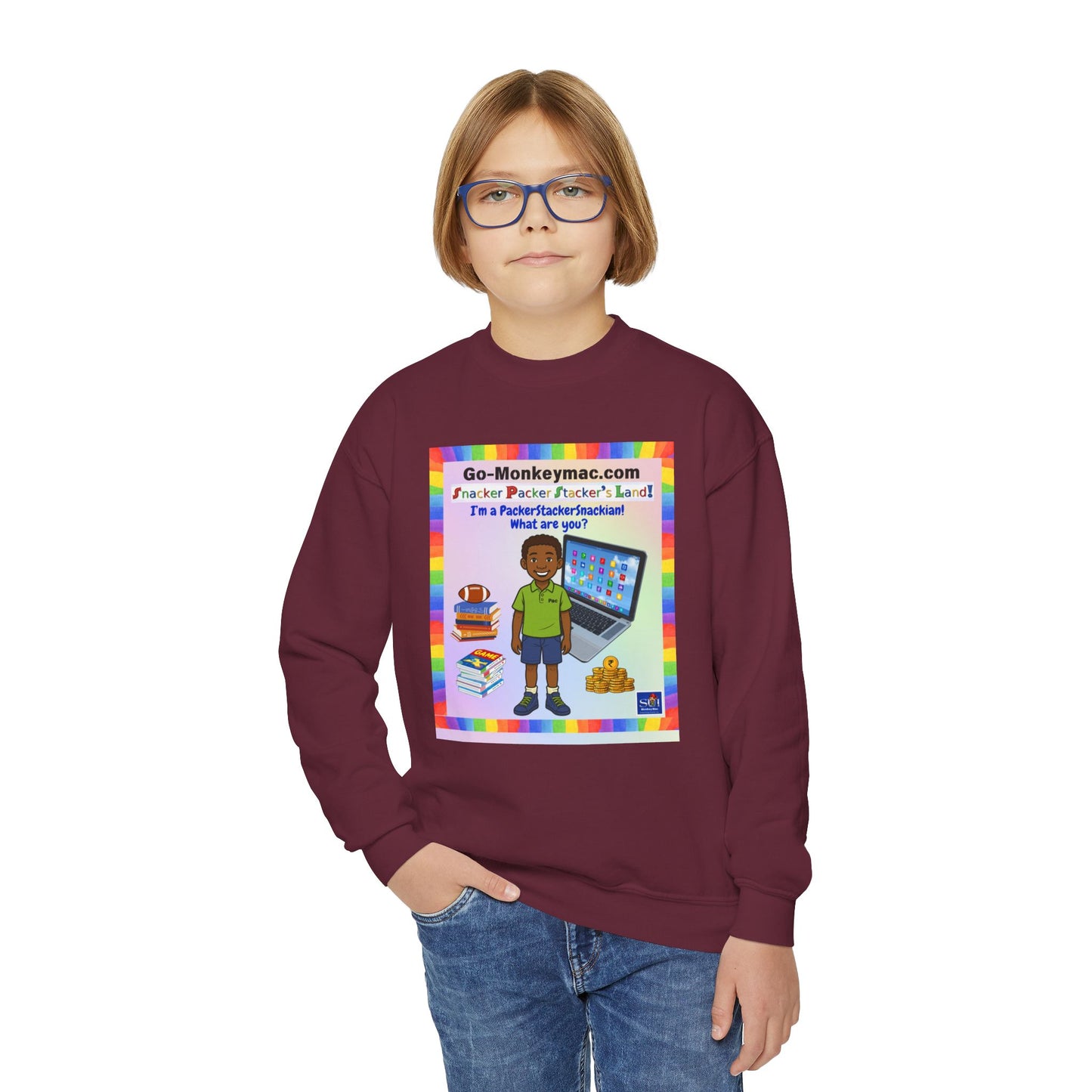 Youth Crewneck Sweatshirt - Perfect for Future Leaders!