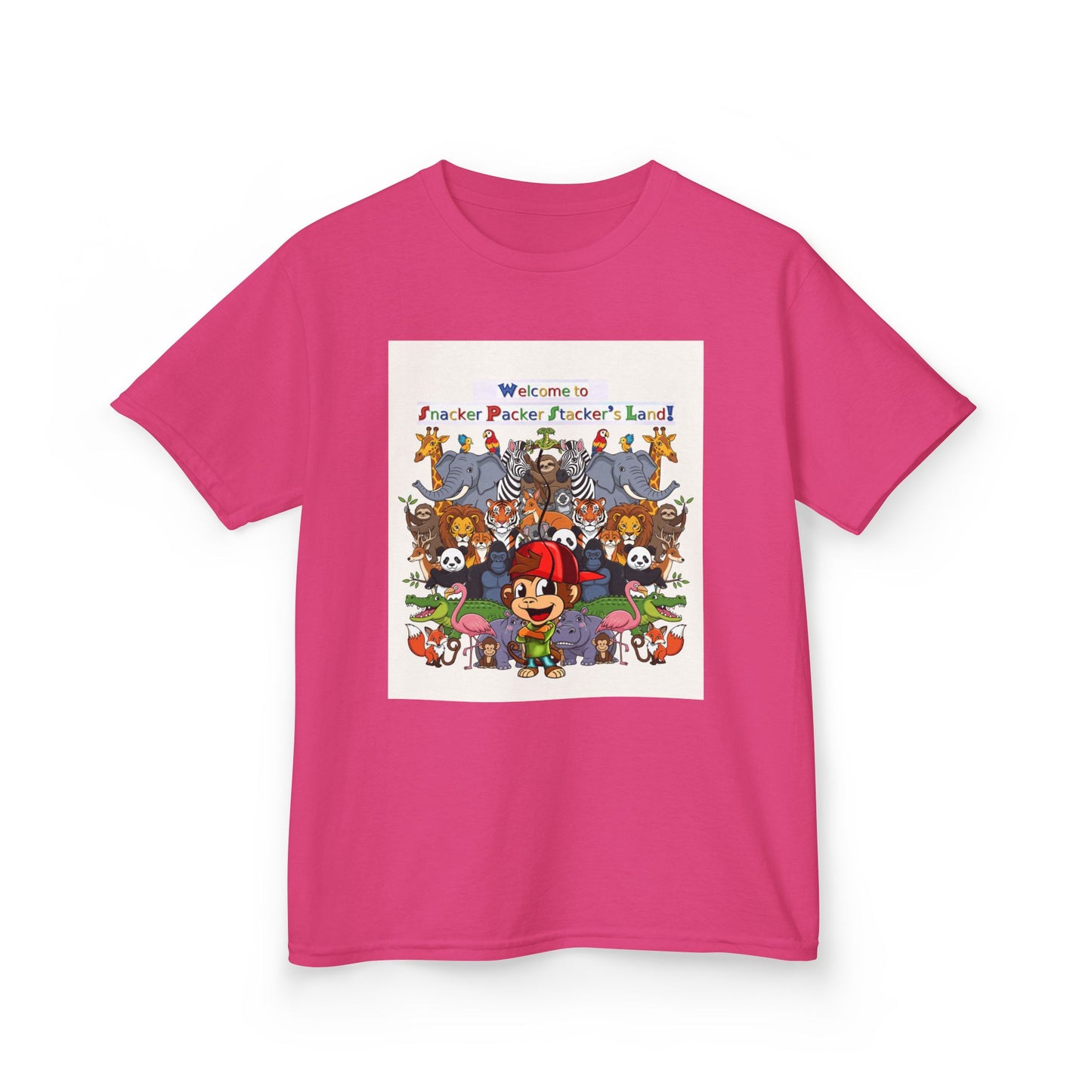Welcome to Fantasy Animal Kingdom Kids Tee, Fun Graphic T-Shirt, Children's Apparel, Animal Lovers Gift, Kids Summer Outfit, Birthday Gift