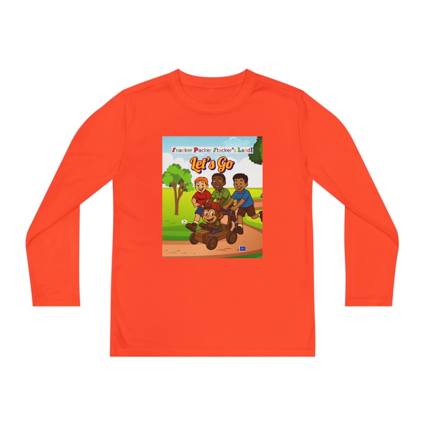 Youth Long Sleeve Graphic Tee - Let's Go Adventure Shirt