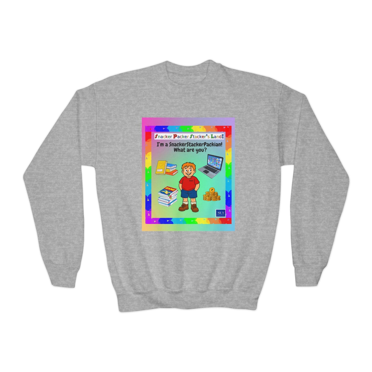 Youth Crewneck Sweatshirt - Inspirational Design for Kids