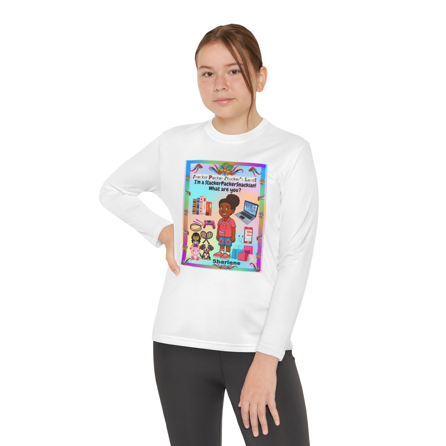 Youth Long Sleeve Tee — I’m a "StackerPackerSnackian!"  What are you?
