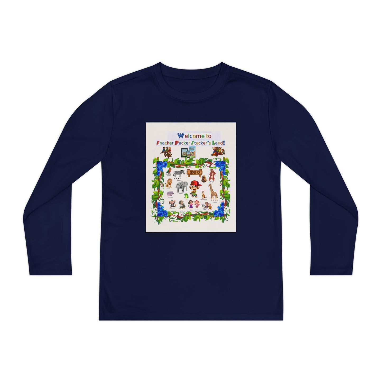 Youth Long Sleeve Tee - Welcome to the Petting Zoo Design