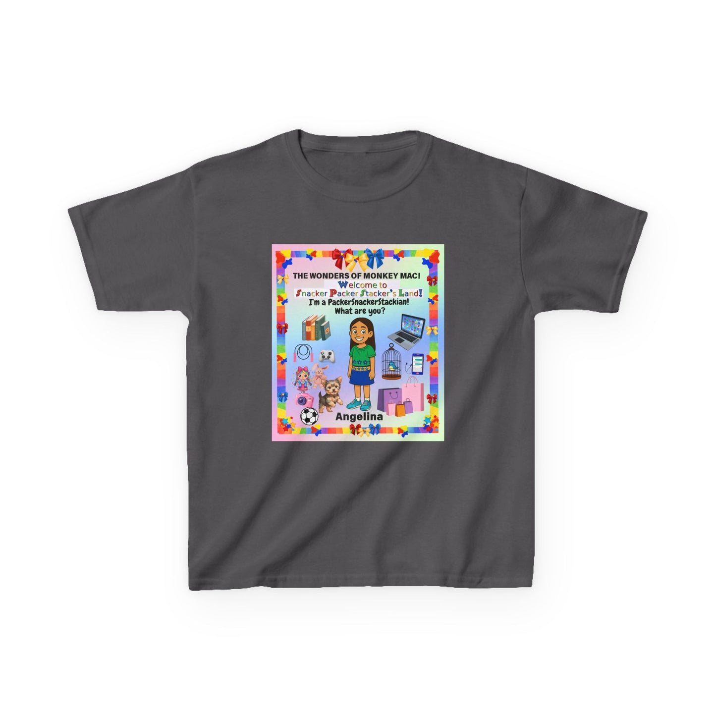 Youth Tee — Personalized "I'm a Packer/Sacker/Stackin' What are you?" Cartoon Kid Shirt