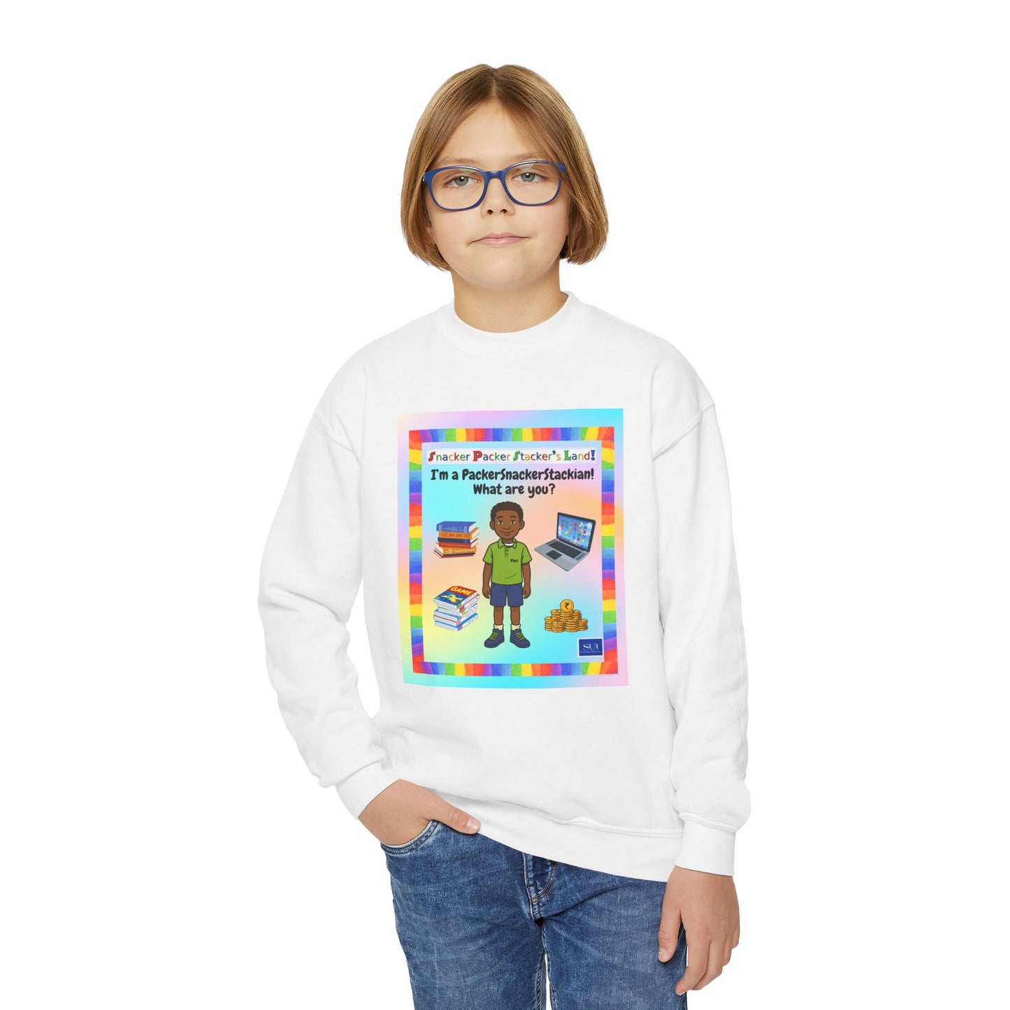 Youth Crewneck Sweatshirt - Perfect for Future Leaders!