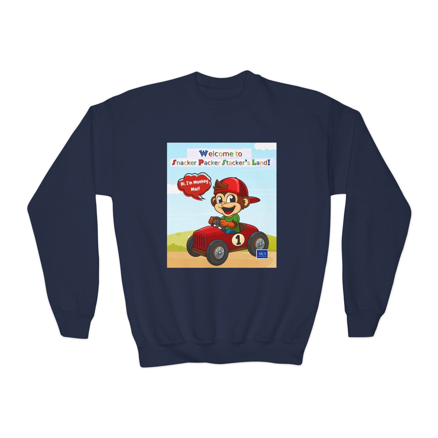 Youth Adventure Crewneck Sweatshirt - Welcome to Parker's Playful Planet