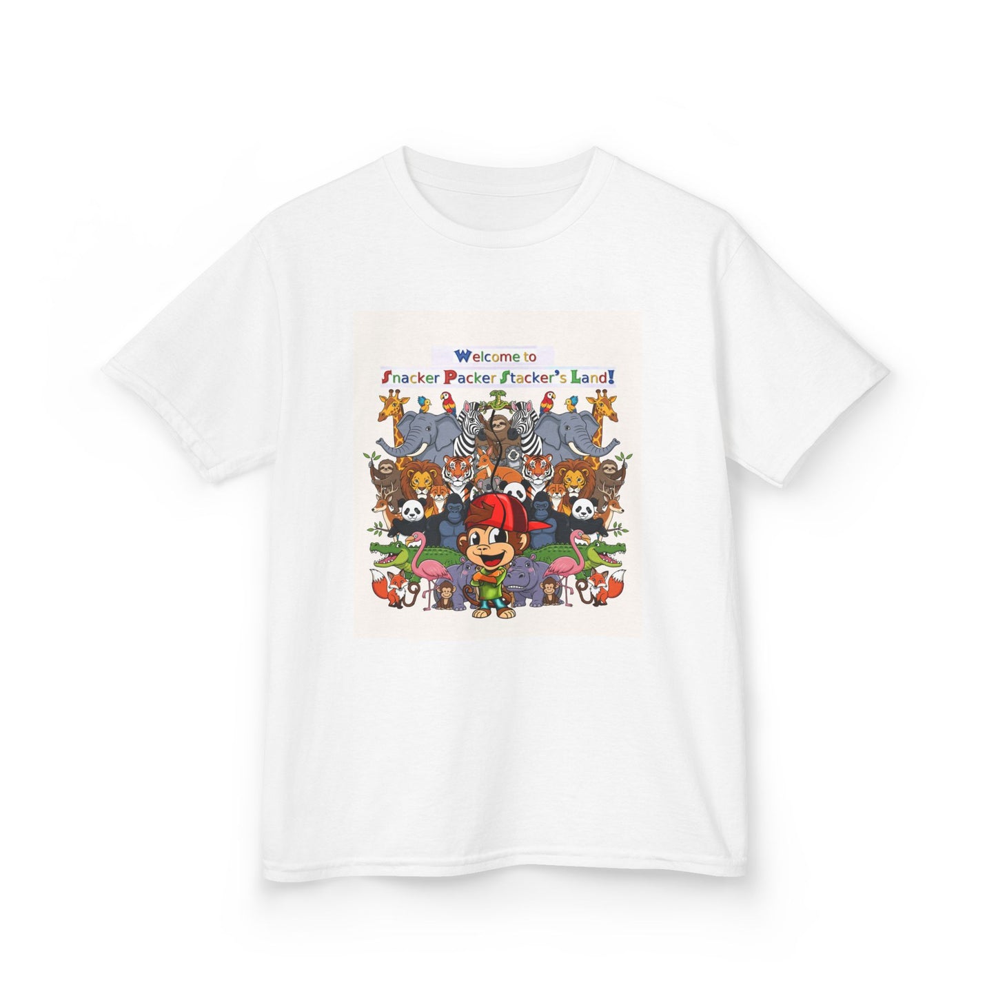 Welcome to Fantasy Animal Kingdom Kids Tee, Fun Graphic T-Shirt, Children's Apparel, Animal Lovers Gift, Kids Summer Outfit, Birthday Gift