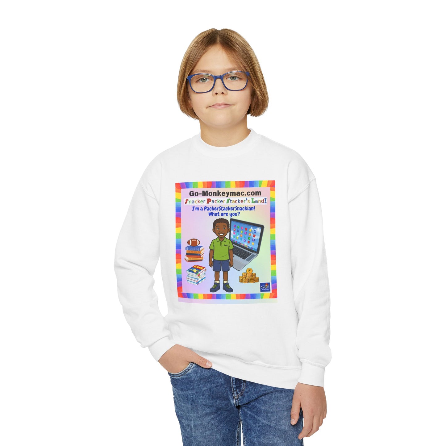 Youth Crewneck Sweatshirt - Perfect for Future Leaders!
