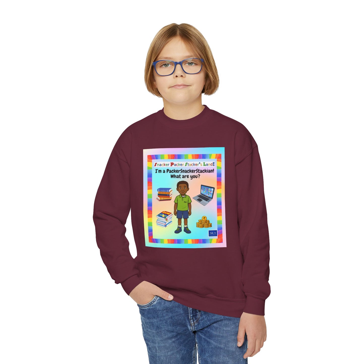 Youth Crewneck Sweatshirt - Perfect for Future Leaders!