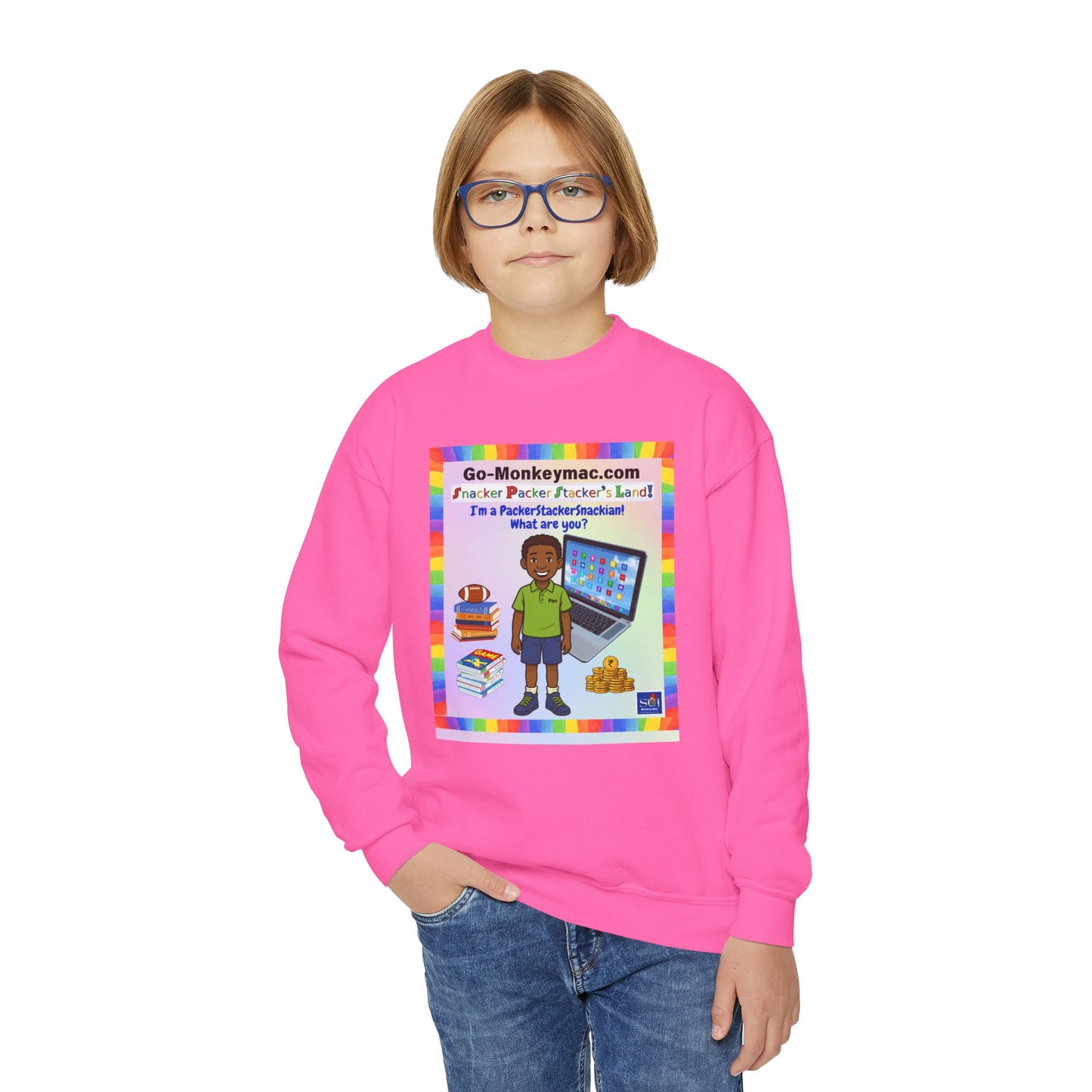 Youth Crewneck Sweatshirt - Perfect for Future Leaders!