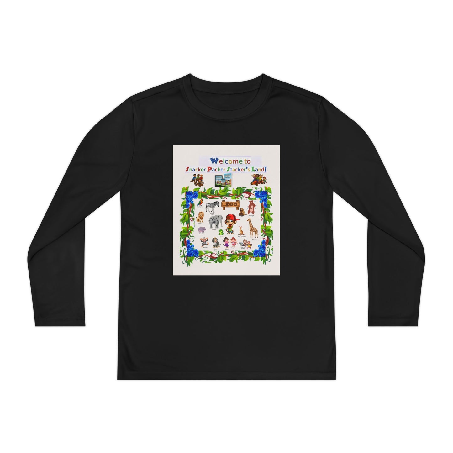 Youth Long Sleeve Tee - Welcome to the Petting Zoo Design