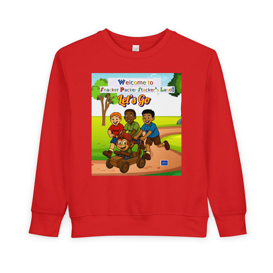 Toddler Sweatshirt - Welcome to Fun Adventures! Let's Go!