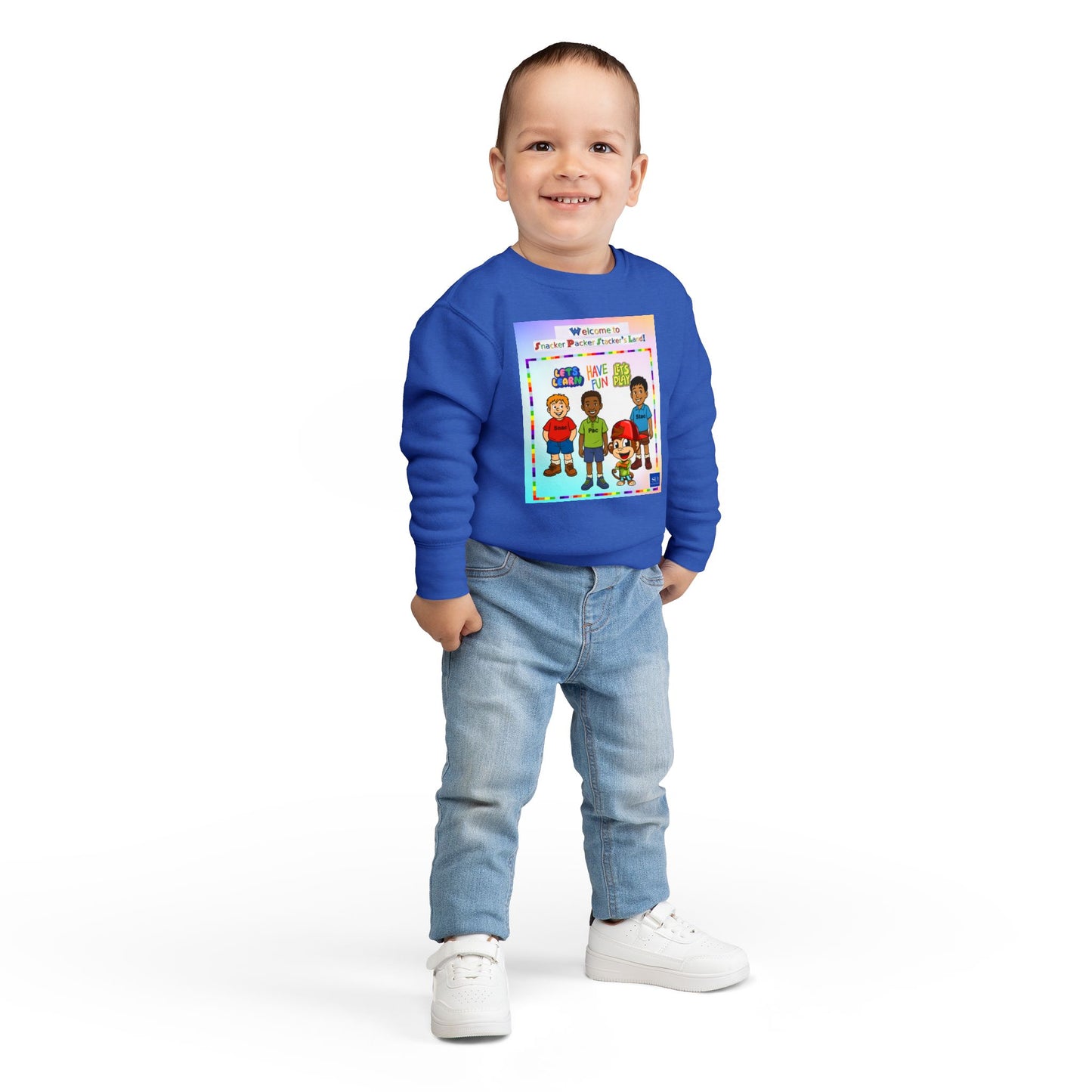 Toddler Sweatshirt - Welcome to Colorful Fun Day Design
