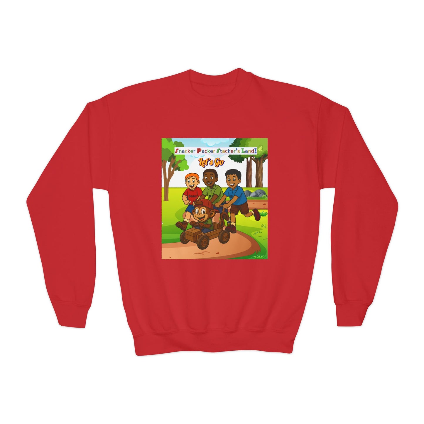 Youth Crewneck Sweatshirt - Fun Outdoor Adventure Design, Perfect Gift for Kids, Birthday Gift, Cozy Wardrobe Essential, Perfect for [...]