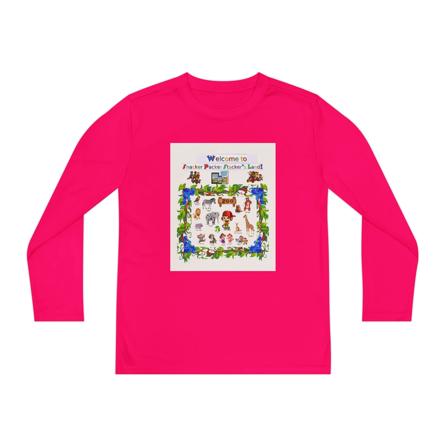 Youth Long Sleeve Tee - Welcome to the Petting Zoo Design