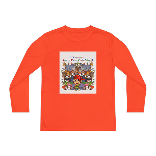 Youth Long Sleeve Tee with Colorful Animal Parade Graphic, Kids T-Shirt, Fun Kids Wear, Playful Graphic Tee, Cute Animal Print Shirt, [...]