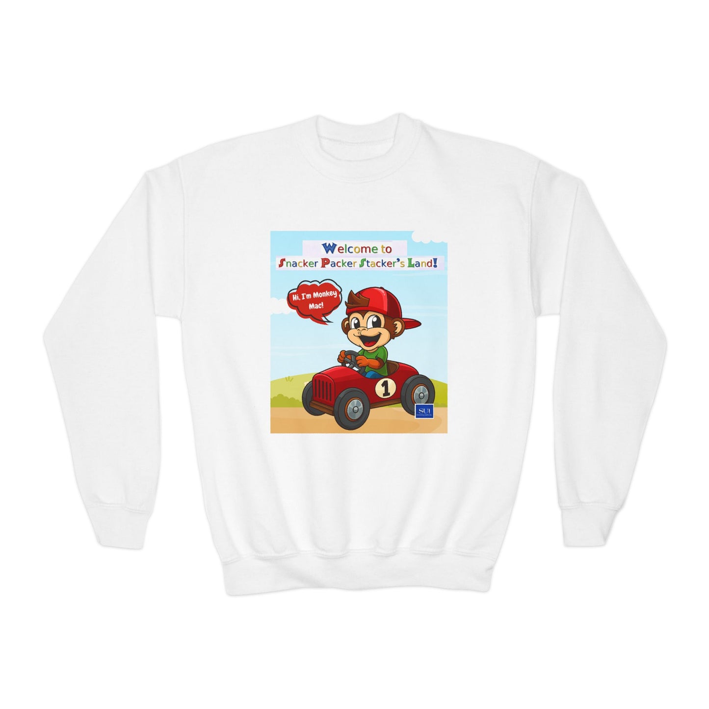 Youth Adventure Crewneck Sweatshirt - Welcome to Parker's Playful Planet
